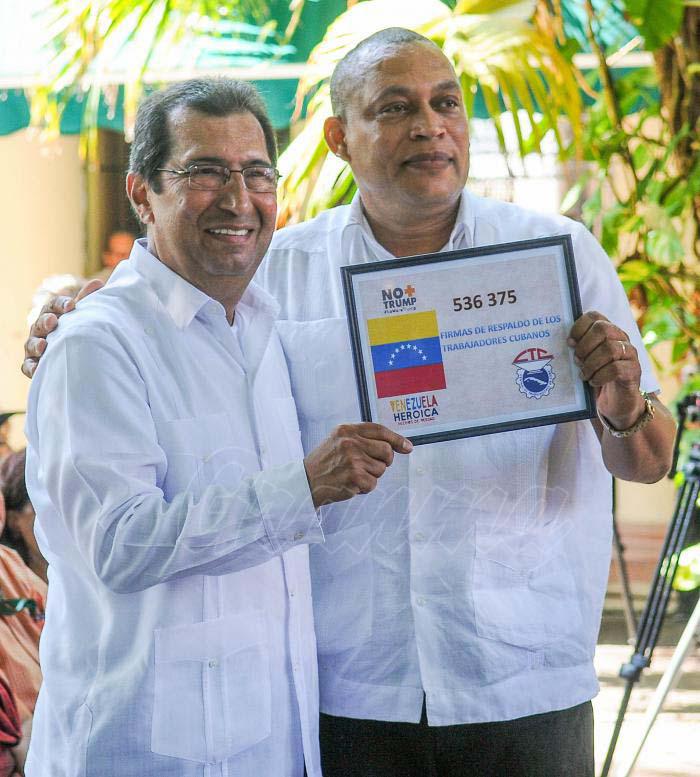 El proceso desarrollado en colectivos laborales y estudiantiles, se convirtió en un espacio de denuncia y de enérgica condena a la escalada sin precedentes lanzada por el gobierno de Estados Unidos contra la Revolución Bolivariana y Chavista.