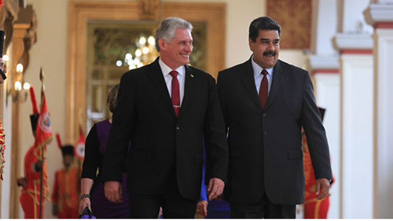 El presidente cubano señaló que los médicos, maestros, deportistas y trabajadores de la cultura de la mayor de las Antillas favorecen el avance de la Patria de Bolívar.