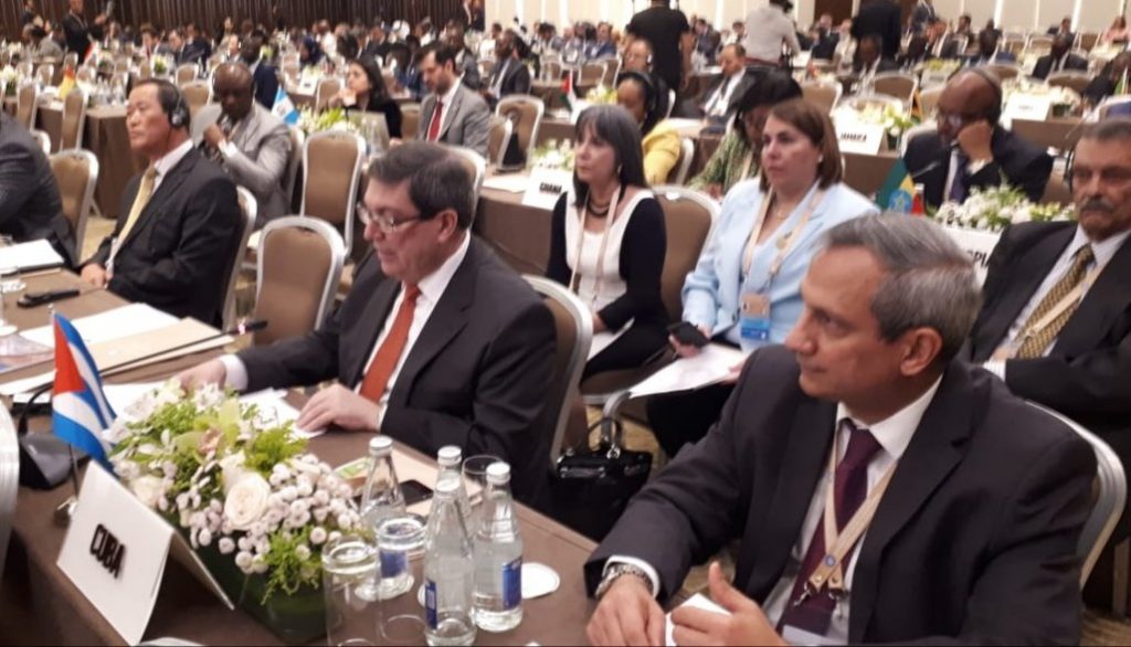 Cuba recibirá en la cita la solidaridad de sus miembros ante el recrudecimiento del bloqueo económico y comercial que le impone el gobierno de Estados Unidos desde hace casi seis décadas.