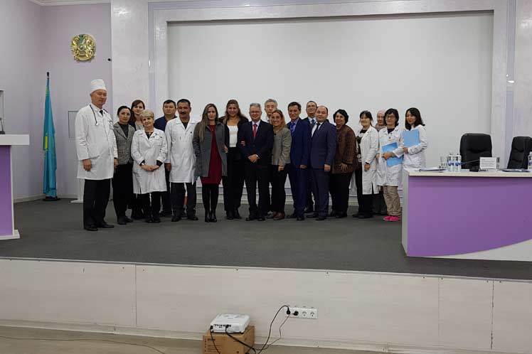 Un intenso accionar desarrolla en el país euroasiático la delegación de Biocubafarma y del Instituto de Inmunología Molecular de Cuba.