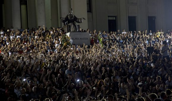 Bajo el lema central 'Fidel Antimperialista', el evento comenzó con un audiovisual que recoge la formación de este pensamiento y accionar en el líder de la Revolución cubana.