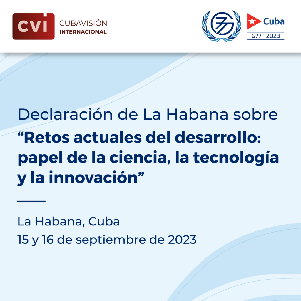 Declaración de La Habana en la Cumbre del G77 y China